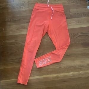 Coral pink WFA SDX workout leggings Sarah’s day size medium